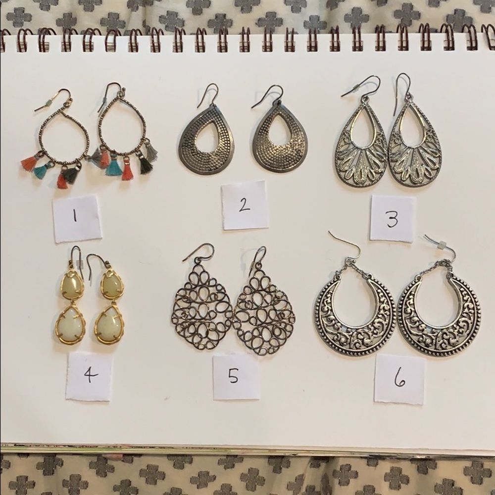 dangling earrings